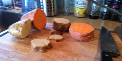 Cutting board in action