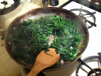 spinach, kale, and feta tart 3