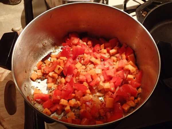 Sweet Potatoes & Tomatoes, Dal