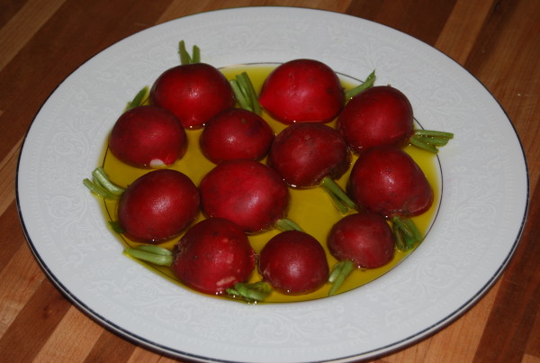 Radishes in Oil