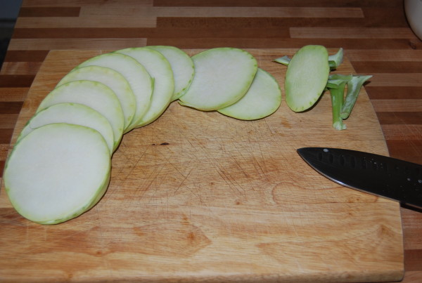 Kohlrabi Slices