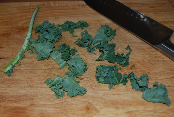 shredded kale