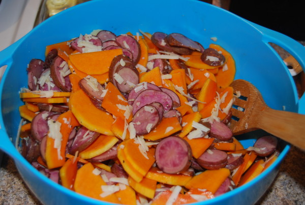 Bowl O' Tossed Veggies and Cheese