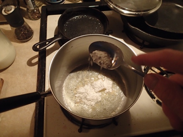 Steamed Cauliflower Adding Flour