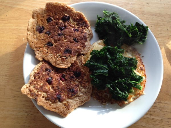 Kale on Eggs, Finished