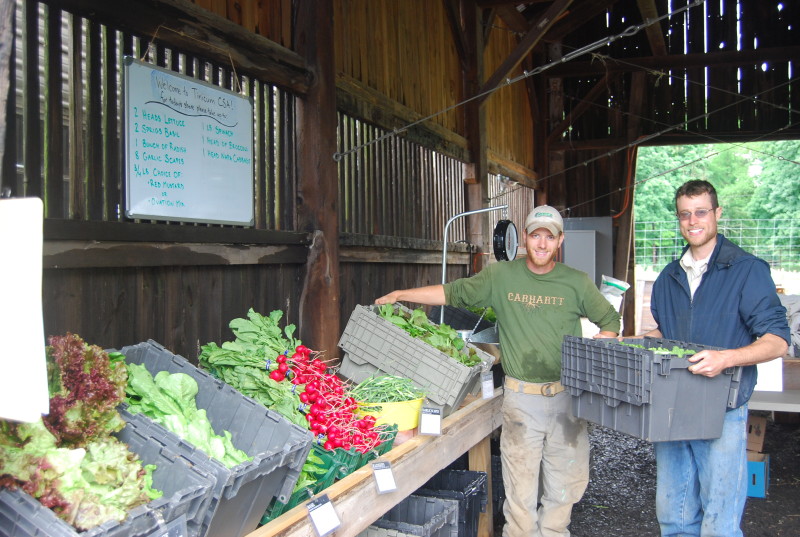 John and Stefan Welcome You to a Farm Pick-Up