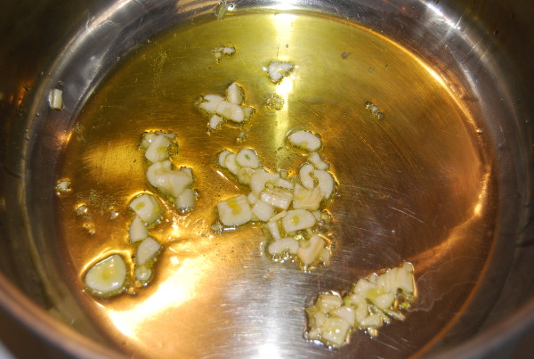 Garlic in the Pan