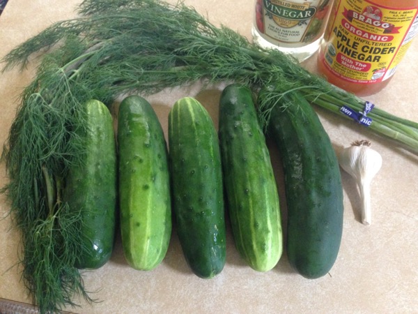 Dill Pickles, Ingredients