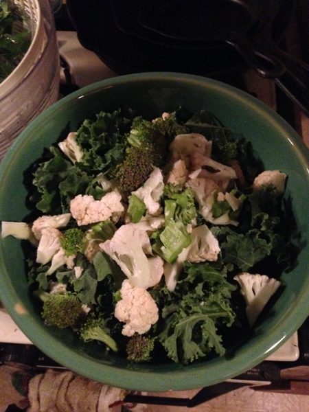 Add cauliflower & broccoli